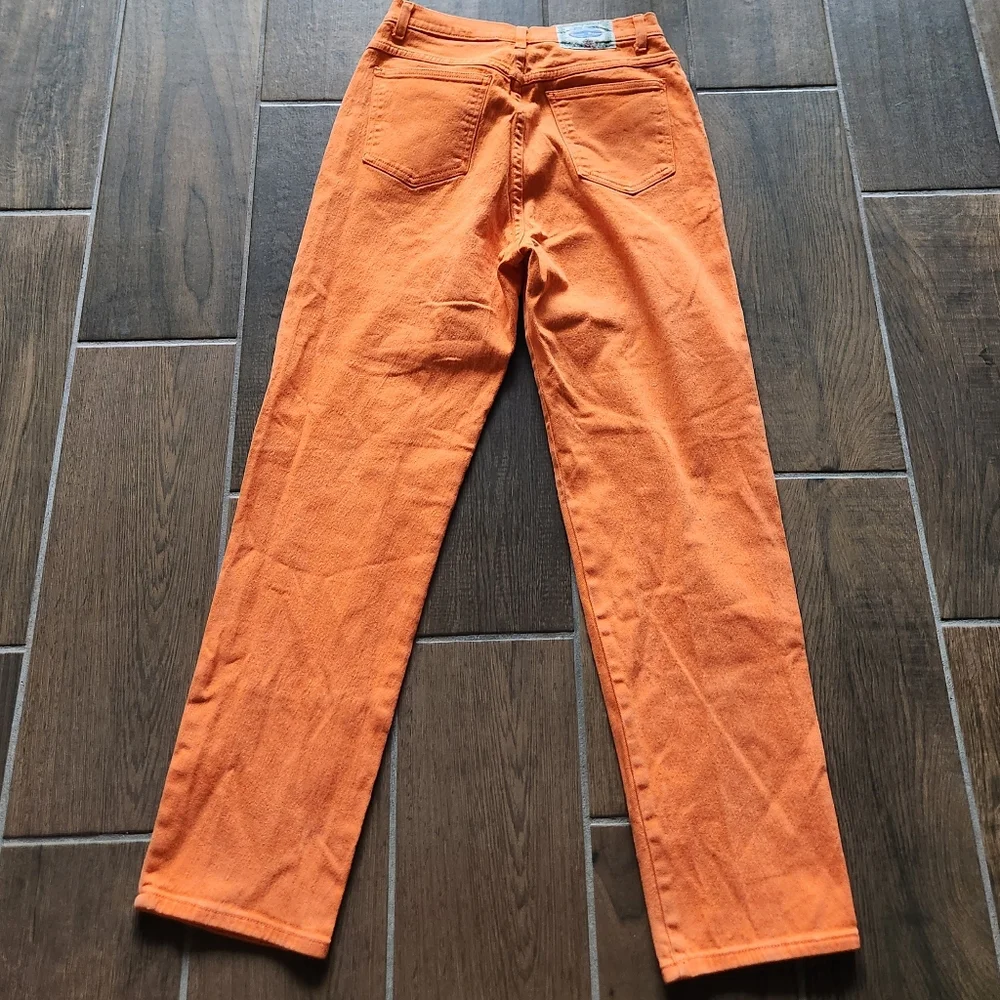 Vintage 90s Boom Boom orange jeans Hipster Skater Hipster Grunge Goth Streetwear - Picture 3 of 7